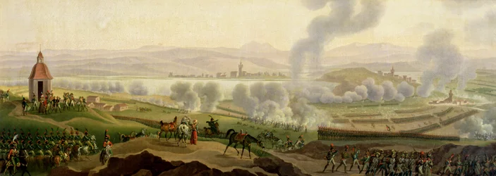 Die Schlacht von Wagram, 6. Juli 1809